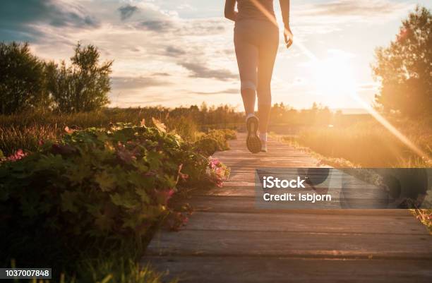 Close Up Of Jogging Stock Photo - Download Image Now - Wellbeing, Healthy Lifestyle, Exercising
