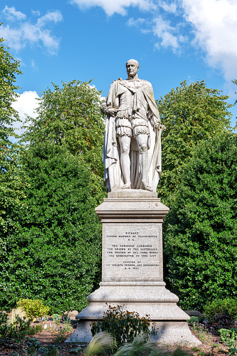 Richard, Second Marquis of Westminster. Monument in Grovenor Park, Chester, England. Erected in 1869.