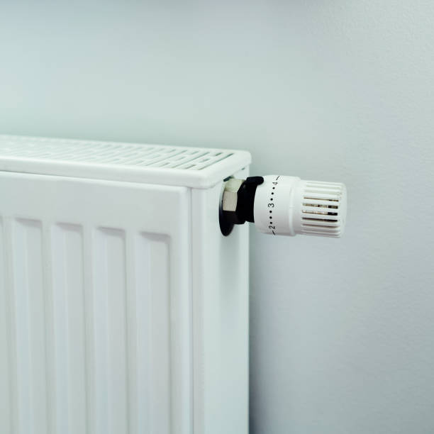 istock Closeup of new heater controller on right 1037026806