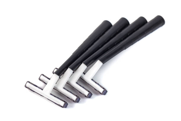istock Shaving razors isolated on a white background 1037031680