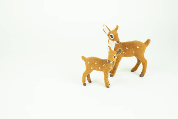 istock Deer and fawn felt figurines 1037036834