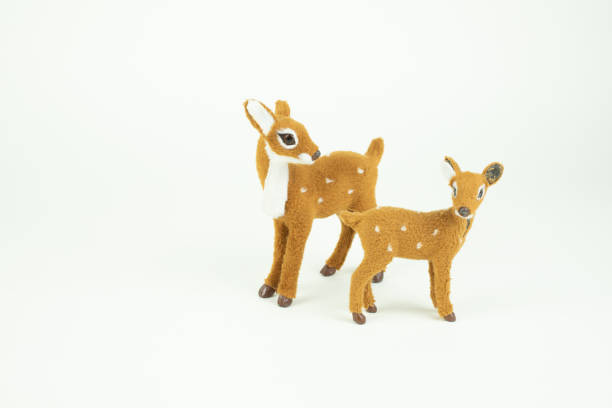 istock Deer and fawn felt figurines 1037036906
