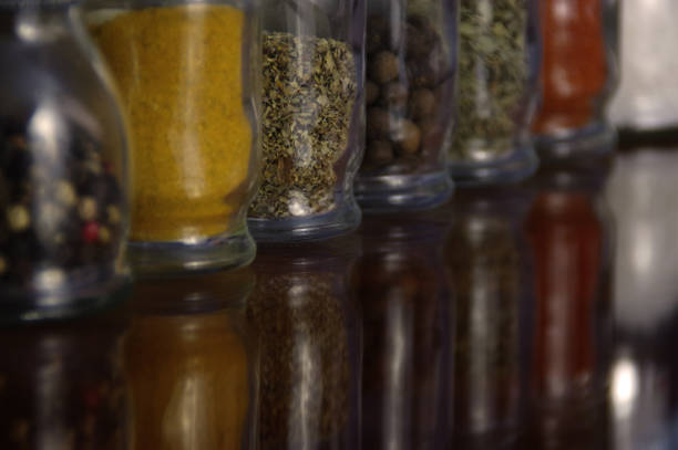 istock Dried spices in glass jars 1037040618