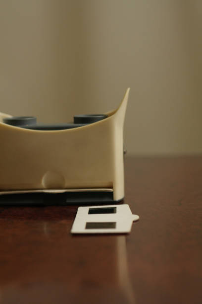 istock Vintage Stereoscope,  the first Virtual 3D glasses 1037048658