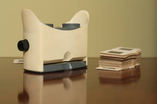 istock Vintage Stereoscope,  the first Virtual 3D glasses 1037048800