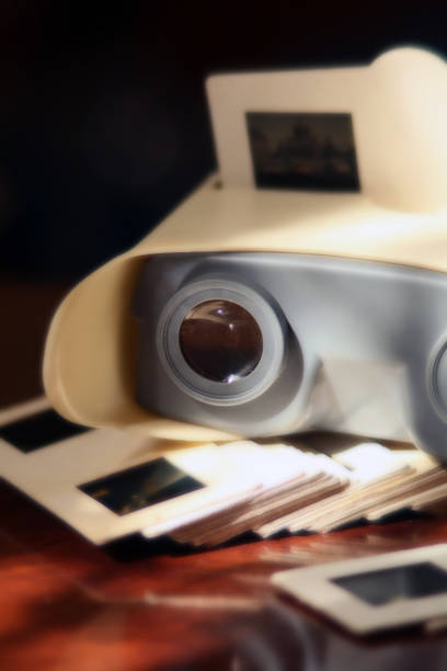 istock Vintage Stereoscope,  the first Virtual 3D glasses 1037051870