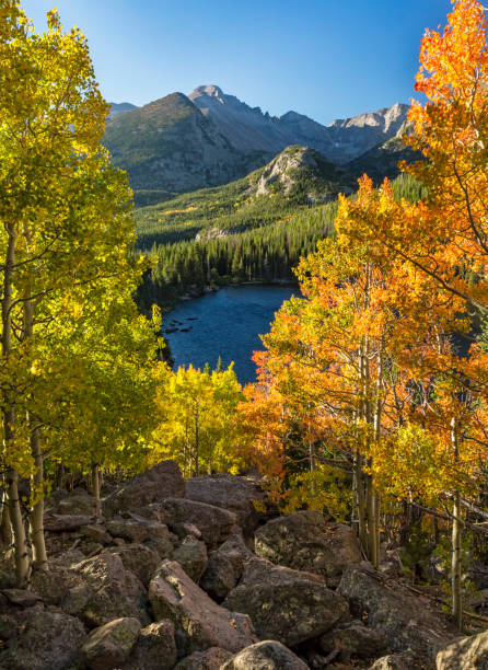 istock Autumn Vista from Bear Lake Rock Pile 1037063902