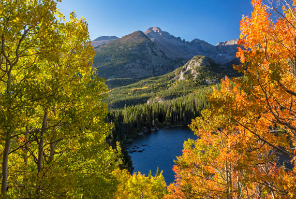 istock Longs Peak and Bear Lake Autumn 1037065106