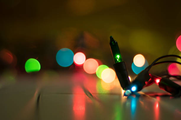 istock Christmas lights in their colors 1037086446