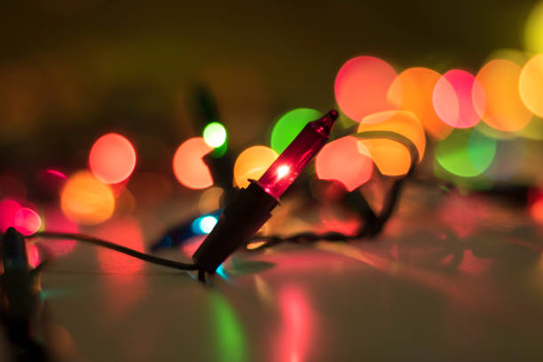 istock Christmas lights in their colors 1037086460