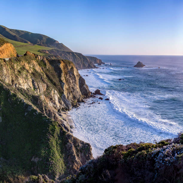 istock Beautiful coastline of Bixby Bridge at Big Sur 1037101716