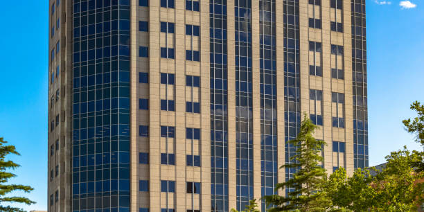 istock High rise with glass and blue windows 1037101874