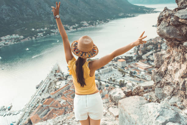 istock Young Lady Relax on Holiday 1037127508