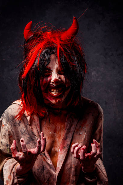 istock Angry Halloween Clown 1037156194