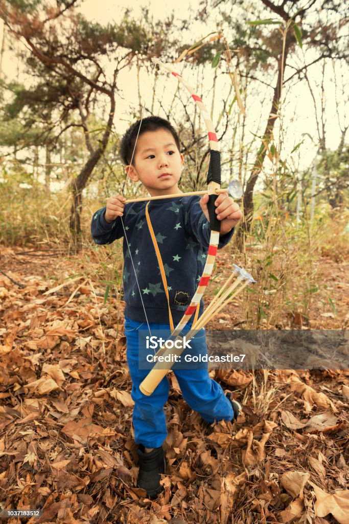 Child Rabbit Hunting Brave Child Rabbit Hunter4 Stock Photo - Download Image Now - 4-5 Years ...