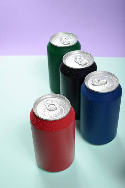 istock colorful aluminum can sweat cold. 1037212436