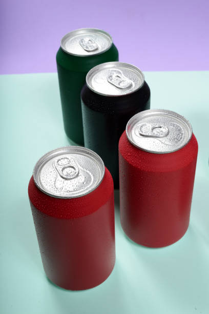 istock colorful aluminum can sweat cold. 1037212462
