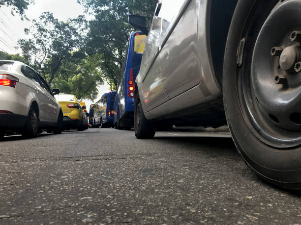 Traffic jam street Rio de Janeiro