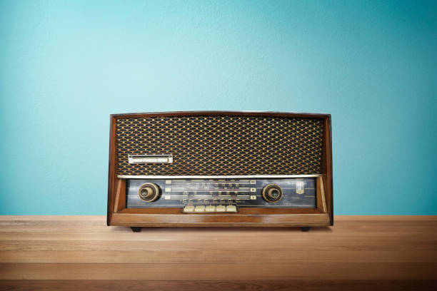 istock Old vintage retro broadcast radio 1037230174