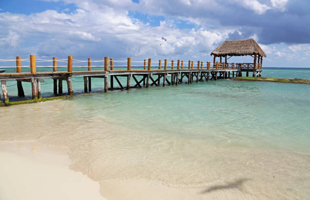 istock The pier on the beach 1037300836