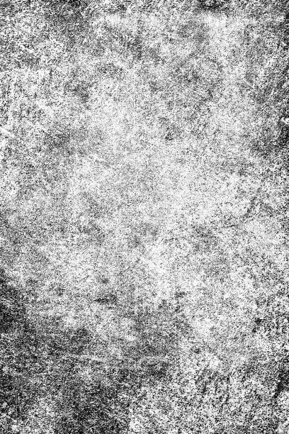 istock Grunge background black and white. Abstract monochrome texture. Pattern of cracks, chips, scuffs, scratches, cracks. Vintage dirty surface covered with dust and stains 1037305158