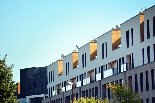istock Residential modern building 1037317386