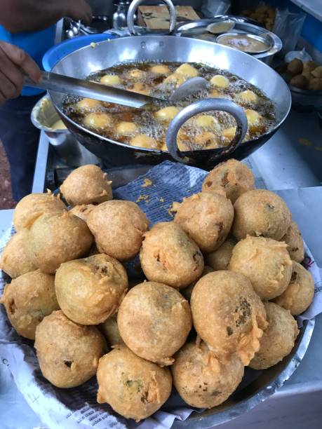 istock Western India Street Food - Bata Vada 1037321994