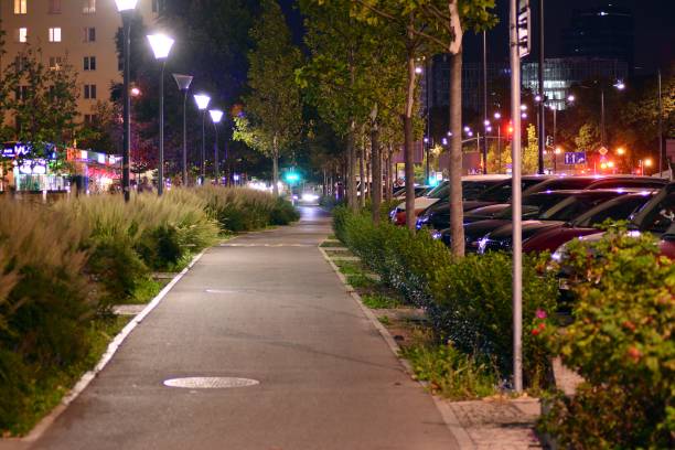 istock The street in night time 1037344974