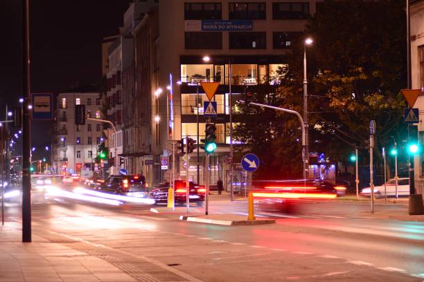 istock The street in night time 1037352590