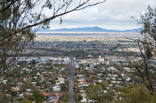 Tamworth from the lookout on the oxley scenic lookout