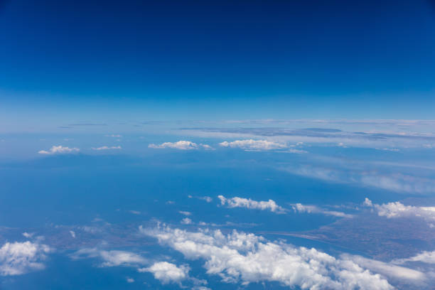 istock Cloudscape background. View out of an airplane window. 1037404532