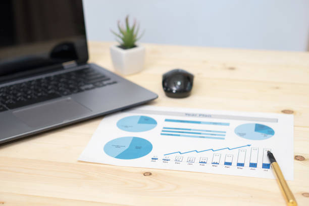 istock Laptop and document on the office desk 1037432854