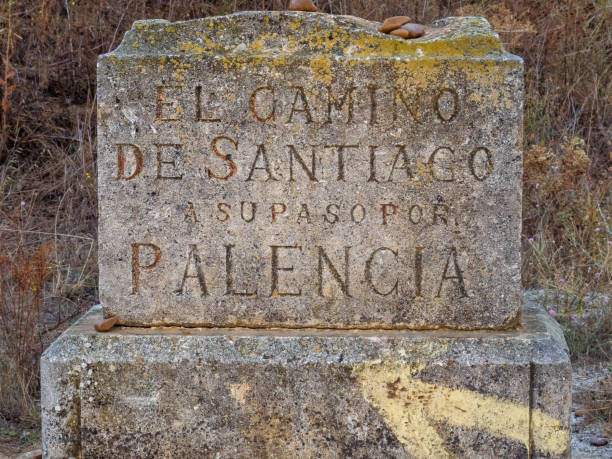 istock Camino waymark - San Nicolas del Real Camino 1037454518