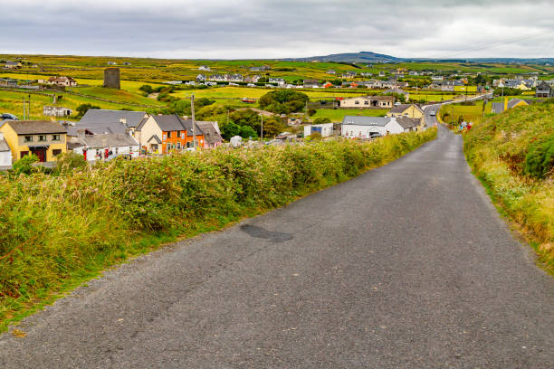 istock Doolin village with houses and farm fields 1037493404