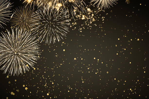 istock fireworks and sparks in the party night 1037510450
