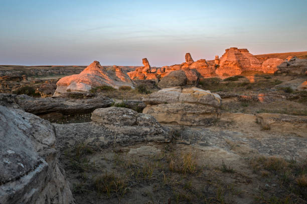 istock Writing on Stone Provincial Park at Dawn 1037517084