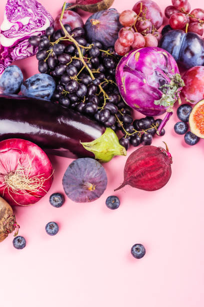 istock Selection of purple foods 1037536546
