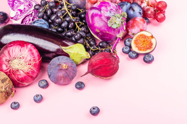 istock Selection of purple foods 1037536552