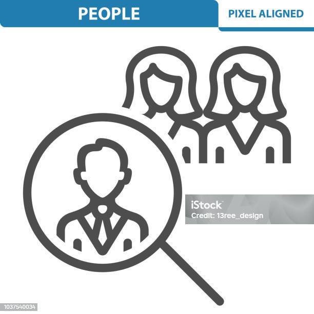 People Icon Stock Illustration - Download Image Now - Adult, Business, Businessman