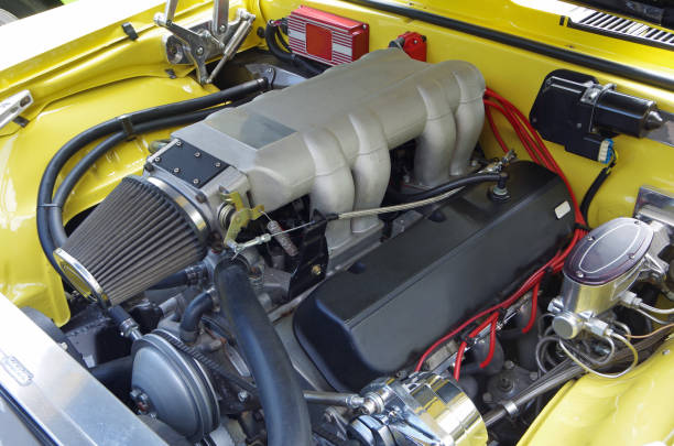 istock American classic car hot rod engine 1037544720