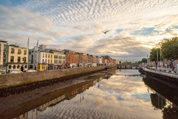 istock Evening scene of river liffey, Dublin, Ireland 1037553866