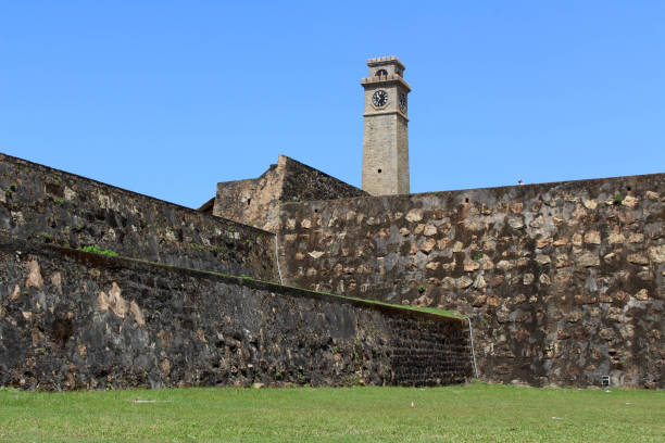 istock The wall and the clock tower around Galle Fort. 1037563836
