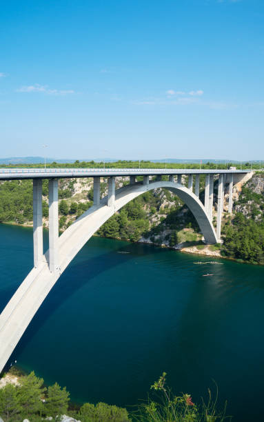 istock Bridge over the river Krka. Sibenik Bridge 1037566284
