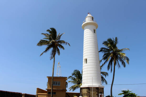 istock The white lighthouse inside the complex of Galle Fort. 1037567298