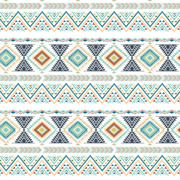 Photo of Vector Seamless Tribal Pattern