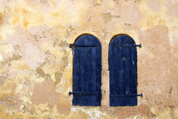 istock The rustic and rugged window, door, and lamp around Galle Fort complex. 1037570056