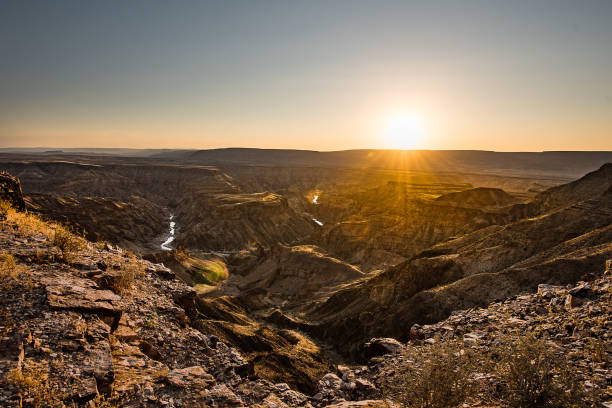 istock Sunset at the Fish River Canyon 1037577374