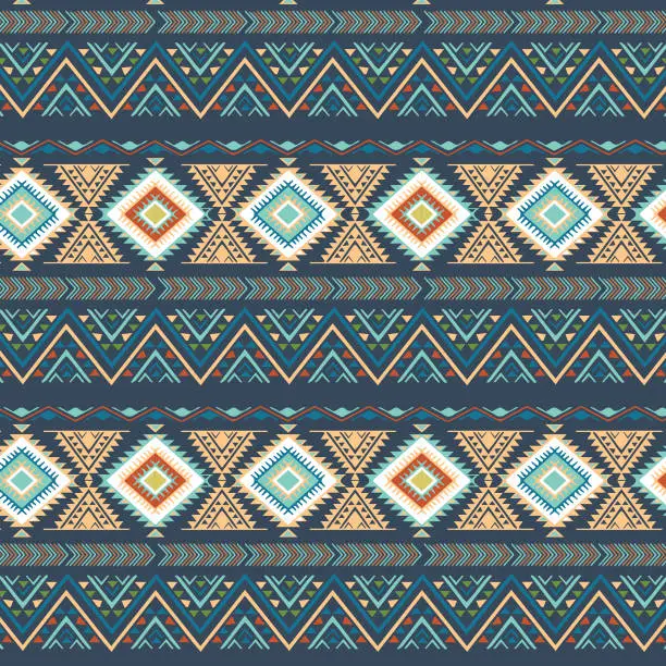 Photo of Vector Seamless Tribal Pattern