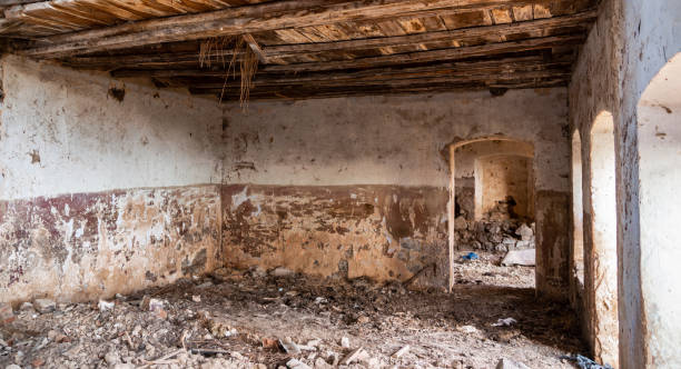 istock Basement of an old dilapidated abandoned building 1037615268