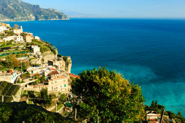 istock Amalfi coast panorama in winter 1037619938